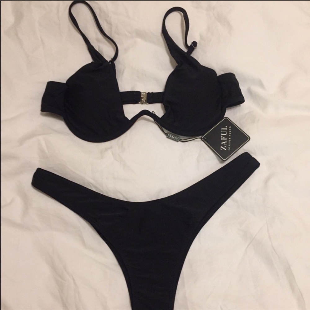 Zaful black bikini - M